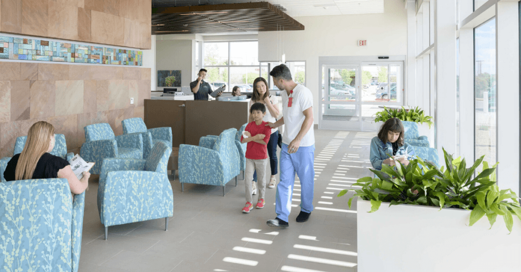 PresNow247 reception area